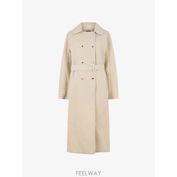 MOORER 26 FW ������ quilted belted double breasted coat BONNIEP2 TP45926 FW ������ quilted belted double breasted coat BONNI