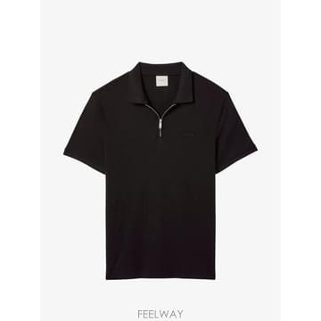 26 FW 캘빈클라인 로고 패치 집업 폴로 셔츠 LV04LE255GUB1 TP454580052