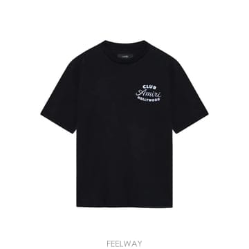 26 FW 아미리 로고 프린트 크루 넥 티셔츠 AMJYTE1254001 TP454385431
