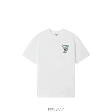 26 FW 카사블랑카 x Casa Kaspia New York Club Icon graphic print T