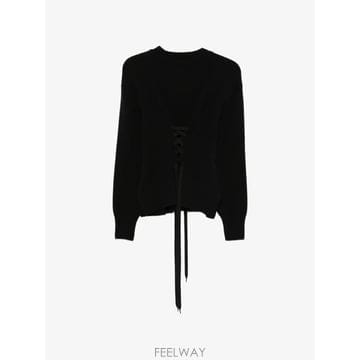 26 FW 시몬 로샤 조각 코르셋 스웨터 LMK140660 TP458874094