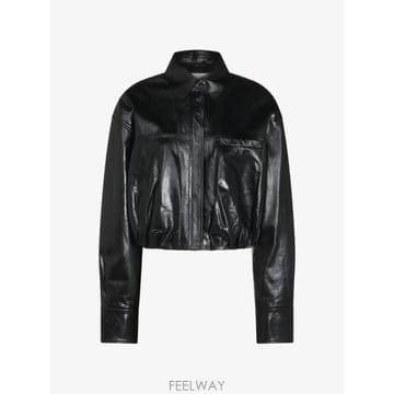 Sportmax 26 FW ����Ʈ���� cropped leather jacket 262244602260045056F003 TP26 FW ����Ʈ���� cropped leather jacket 26224460226004