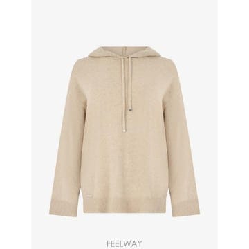 MOORER 26 FW ������ Charu Pkt drawstring hoodie knitted hoodie CHARUPK26 FW ������ Charu Pkt drawstring hoodie knitted hoodi
