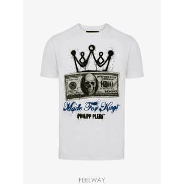 Philipp Plein 26 FW �ʸ��÷��� ũ��� �޷� ���� Ƽ���� UAFCMTK9378PJY002N TP45779352026 FW �ʸ��÷��� ũ��� �޷� ���� Ƽ���� UAFCMTK9378PJ