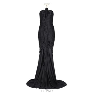 Balmain 26 FW �߸� �巹���� �߽�Ƽ�� �� �巹�� GF1RM370JK74 TP45455367026 FW �߸� �巹���� �߽�Ƽ�� �� �巹�� GF1RM370JK74 TP