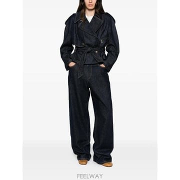 Armani 26 FW �Ƹ����� belted denim jacket EW004810AF18421 TP45939994926 FW �Ƹ����� belted denim jacket EW004810AF18421 TP4