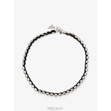 26 FW Forte Forte 크리스털 장식 브레이디드 네크리스 15182MYJEWEL TP45779027
