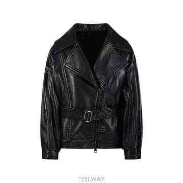 | Other Brand | 26 FW Blancha belted leather jacket 26141700 TP45939989326 FW Blancha belted leather jacket 26141700 TP4593998