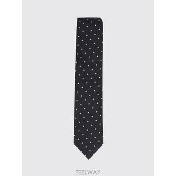 톰포드 도트 무늬 실크 넥타이