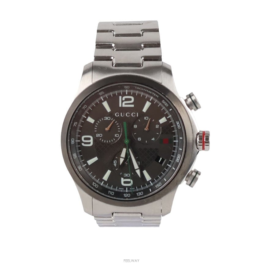 GUCCI ���� G Ÿ�Ӹ��� XL ũ�γ�׷��� ���� ���� �ð� 44mm YA126238���� G Ÿ�Ӹ��� XL ũ�γ�׷��� ���� ���� �ð� 44mm YA