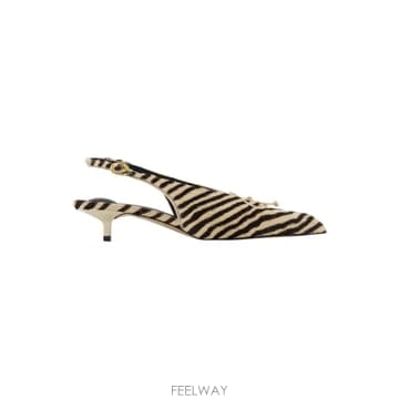 인더샵 JACQUEMUS 자크뮈스 애니멀 패턴 슬링백힐