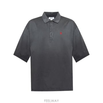 인더샵 Alexander McQUEEN 알렉산더 맥퀸 그레이 폴로 셔츠