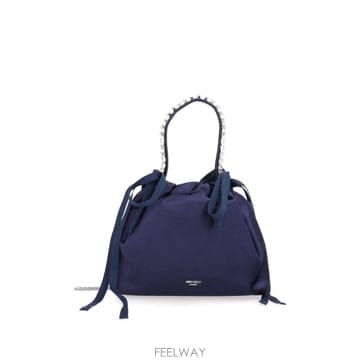인더샵 JIMMY CHOO 지미추 블루 토트백
