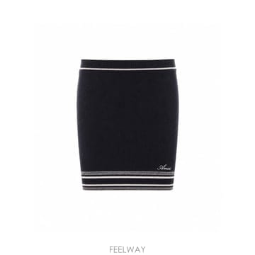 인더샵 AMIRI 아미리 블랙 스커트