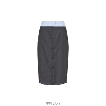 인더샵 PRADA 프라다 그레이 스커트
