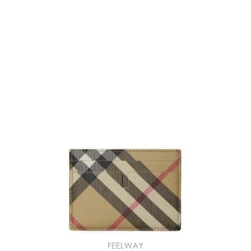인더샵 BURBERRY 버버리 베이지 카드 지갑