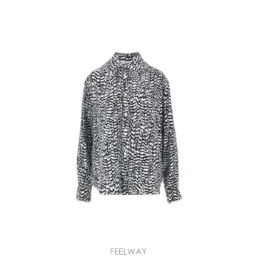 인더샵 BOTTEGA VENETA 보테가 베네타 애니멀 패턴 셔츠   블라우스