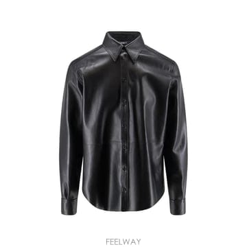 당일배송 돌체앤가바나 버튼 레더 셔츠