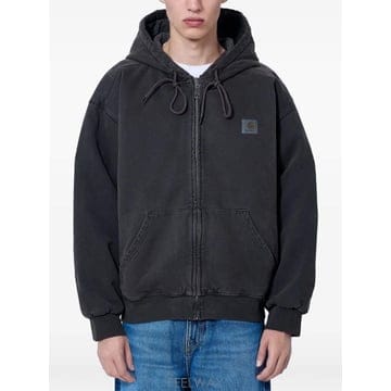 Carhartt ���Ϲ�� Į��Ʈ logo patch zip up hoodie���Ϲ�� Į��Ʈ logo patch zip up hoodie