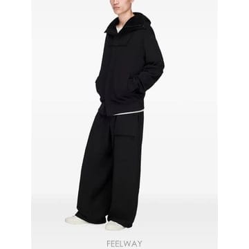 Yohji Yamamoto ���Ϲ�� �����߸����� French Terry Ninja cotton hoodie���Ϲ�� �����߸����� French Terry Ninja cotton hoodie