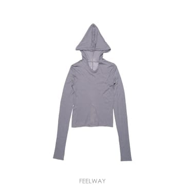Rick Owens ���Ϲ�� �������� cropped hooded bib long sleeve T shirt���Ϲ�� �������� cropped hooded bib long sleeve T shi