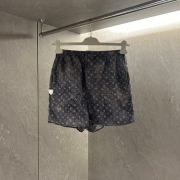 루이비통 모노그램 워시드 실크 쇼츠