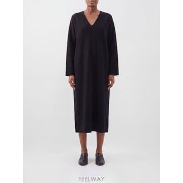 [A6] 더 로우 10822W4201 여성 미디 원피스 10822W4201-BLK