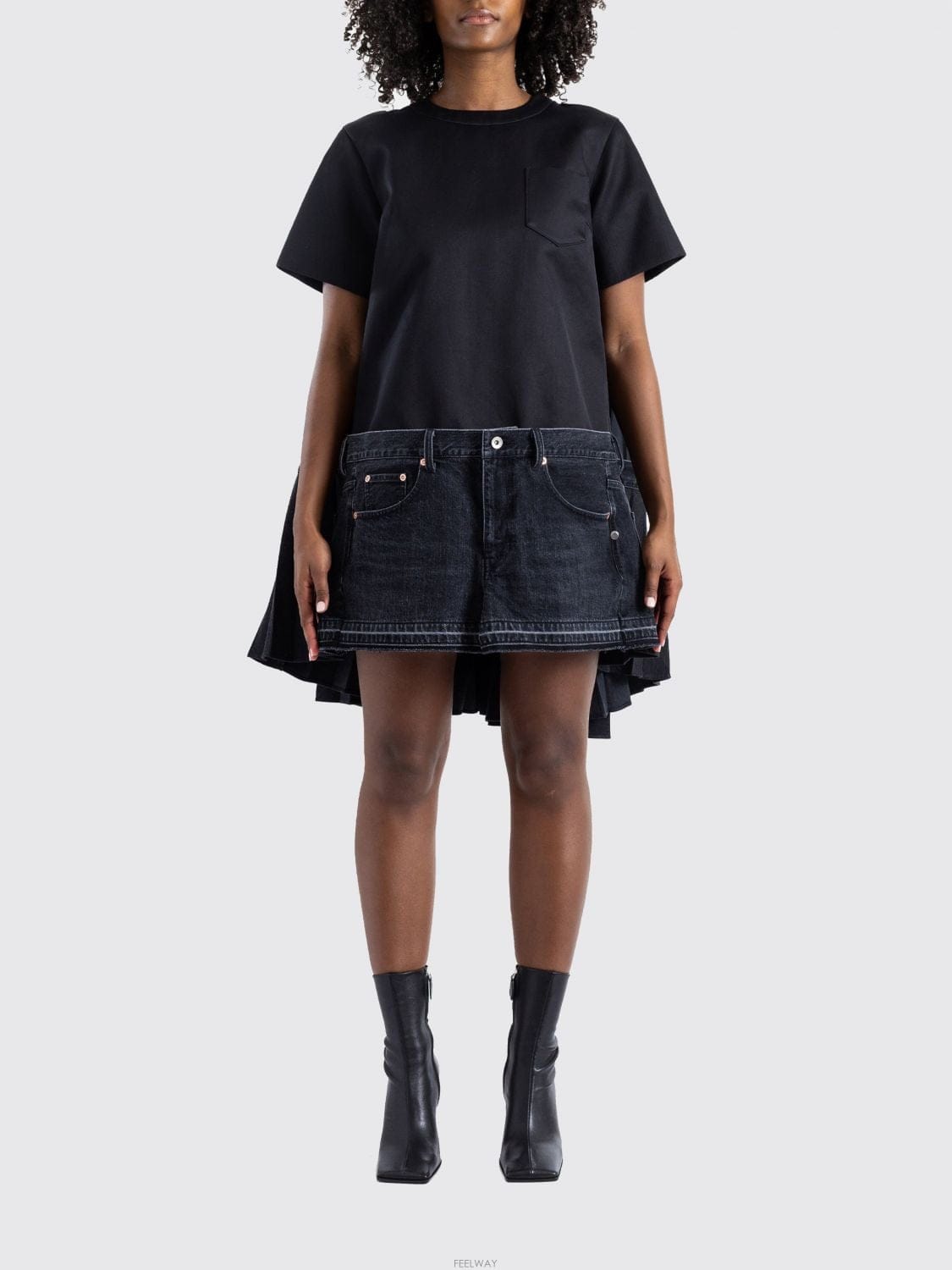 Sacai [A6] ��ī�� 2608462 ���� �̴� ���ǽ� 2608462-001[A6] ��ī�� 2608462 ���� �̴� ���ǽ� 2608462-001