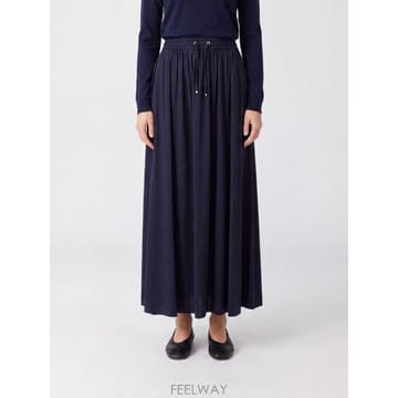 [A6] 에르노 GN000007D12431SZ 여성 미디 스커트 GN000007D12431SZ-9300