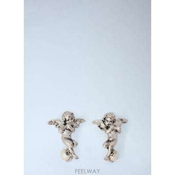 ViVienne westwood 26 FW ���ȿ���Ʈ��� ���� Putti Earrings vvw0366040sil F26 FW ���ȿ���Ʈ��� ���� Putti Earrings vvw0366040s