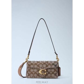 Coach 26 FW ��ġ ���� Soft Tabby Shoulder Bag 20 In Crystal Signature26 FW ��ġ ���� Soft Tabby Shoulder Bag 20 In Crystal 