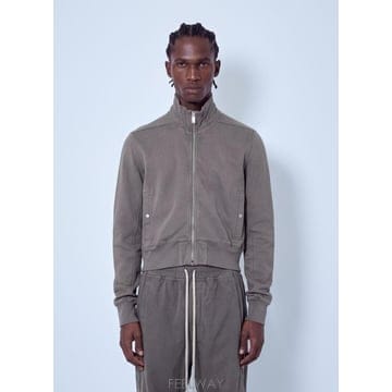 Rick Owens 26 FW �������� ���� High Neck Zip Up Jacket drk0166014gry26 FW �������� ���� High Neck Zip Up Jacket drk0166014
