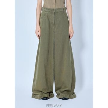 26 FW 막스마라 여성 와이드 레그 바지 max0265031grn