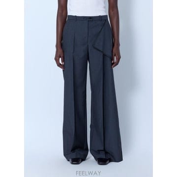 JIL SANDER 26 FW ������ ���� Fil a Fil Dressy Wool Pants jil0266021gry26 FW ������ ���� Fil a Fil Dressy Wool Pants jil02660