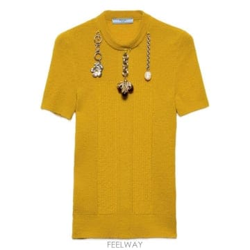 PRADA 26SS ����� ��Ʈ ������ �� ��Ʈ ������ With Pendants P24V2L17ZESOOOF0037 T26SS ����� ��Ʈ ������ �� ��Ʈ ������ With Pendants P