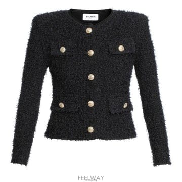 Balmain 26 FW �߸� ��ư ������ ũ��� ��Ƽ�� Ʈ���� ���� ����26 FW �߸� ��ư ������ ũ��� ��Ƽ�� Ʈ���� ���� ����