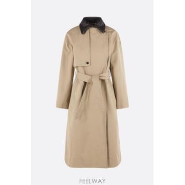 [E32]보테가 베네타 874798V6KO02549 여성 트렌치코트 BOTTEGA VENETA cotton