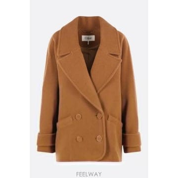 Chloe [E32]���ο� CH26AMA06077212 ���� ��Ʈ CHLOE oversized peacoat in wo[E32]���ο� CH26AMA06077212 ���� ��Ʈ CHLOE oversized 