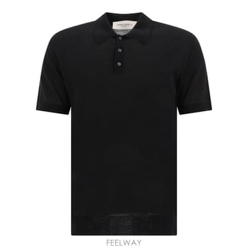 [V90]골든구스 GMP01412P00104190100 남성 폴로티 피케셔츠 Merino wool butto