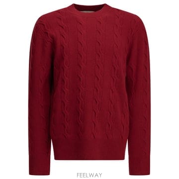 Ami [V90]�ƹ� UKS880KN0189A186 ���� ��Ʈ ������ ����� Crew neck cable knit[V90]�ƹ� UKS880KN0189A186 ���� ��Ʈ ������ ����� Cre