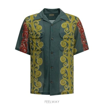 KAPITAL [V90]KAPITAL K2606SS208EMERALDGREEN ���� ���� ���� Kona Tree Casua[V90]KAPITAL K2606SS208EMERALDGREEN ���� ���� ���� Kon