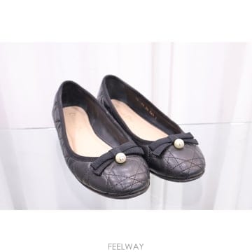 중고 디올 발레 플랫 KDB877CQC S900