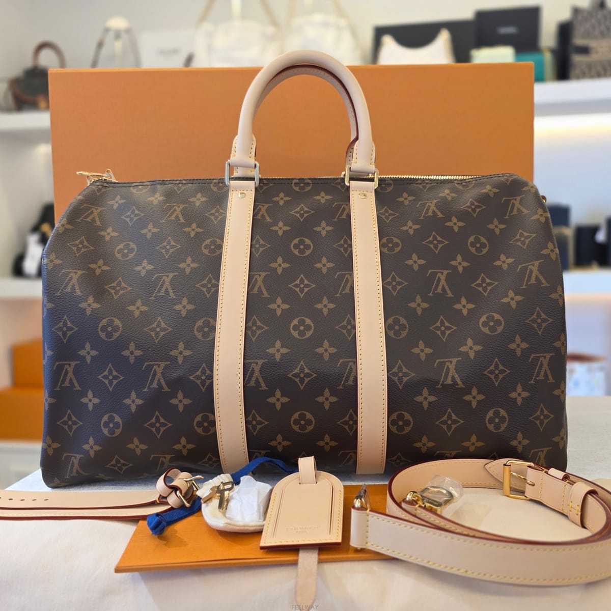 Louis Vuitton ���̺��� ���׷� �ݵѸ��� Ű��45 M41418 (�� ��ǰ)���̺��� ���׷� �ݵѸ��� Ű��45 M41418 (�� ��ǰ)