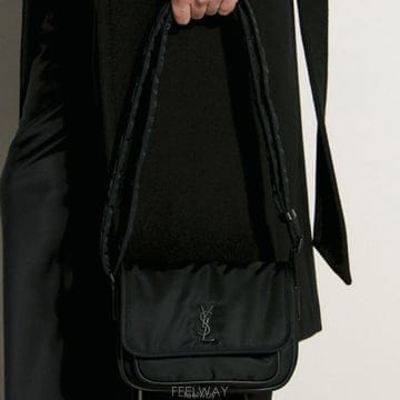 Saint Laurent 26 FW ���ζ� Niki ��Ű ���� ���Ϸ� �޽��� ũ�ν��� 776611 FACKH 100026 FW ���ζ� Niki ��Ű ���� ���Ϸ� �޽��� ũ�ν��� 776