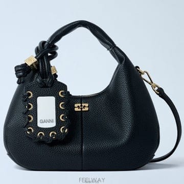 GANNI 26 FW ���� Mini Hobo �̴� ȣ�� ���� ��� ��Ʈ�� ��Ʈ�� ���� A6976 09926 FW ���� Mini Hobo �̴� ȣ�� ���� ��� ��Ʈ�� ��Ʈ��