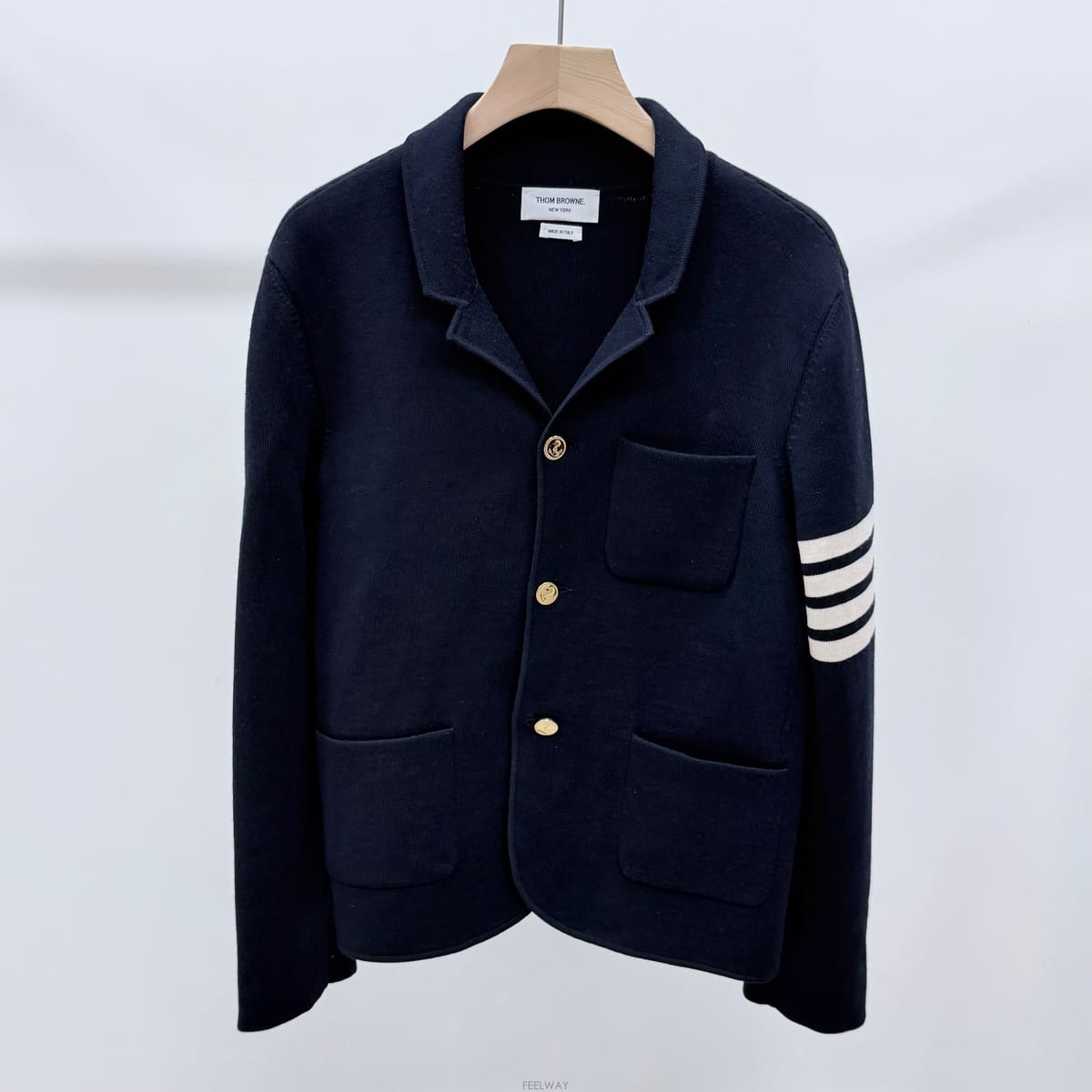 Thom Browne [A+��/4] ����� �缱���� �ж�뽺Ƽġ ���� �������� ����� ���̺�[A+��/4] ����� �缱���� �ж�뽺Ƽġ ���� �������� 