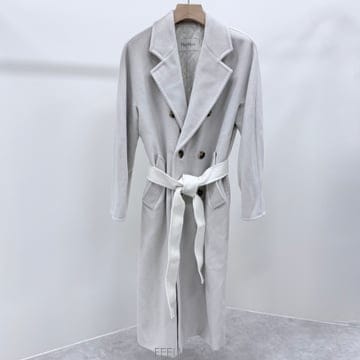 [S급/34] 막스마라 마담 아이콘 여성 코트 아이보리