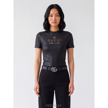 GUCCI 26FW ���� ���� Ƽ���� A009A5 BLACK26FW ���� ���� Ƽ���� A009A5 BLACK