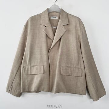 시스템 백슬릿 신형 루즈핏 자켓
