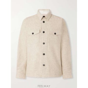 포르투기스 플란넬 WOOLTWEED 오버셔츠 WOOL FIELD O B0082365255